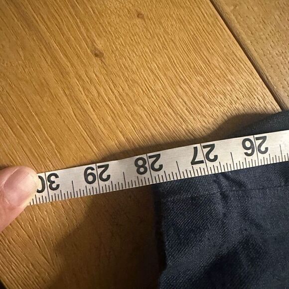 Club Monaco linen blend joggers large navy - Picture 8 of 8